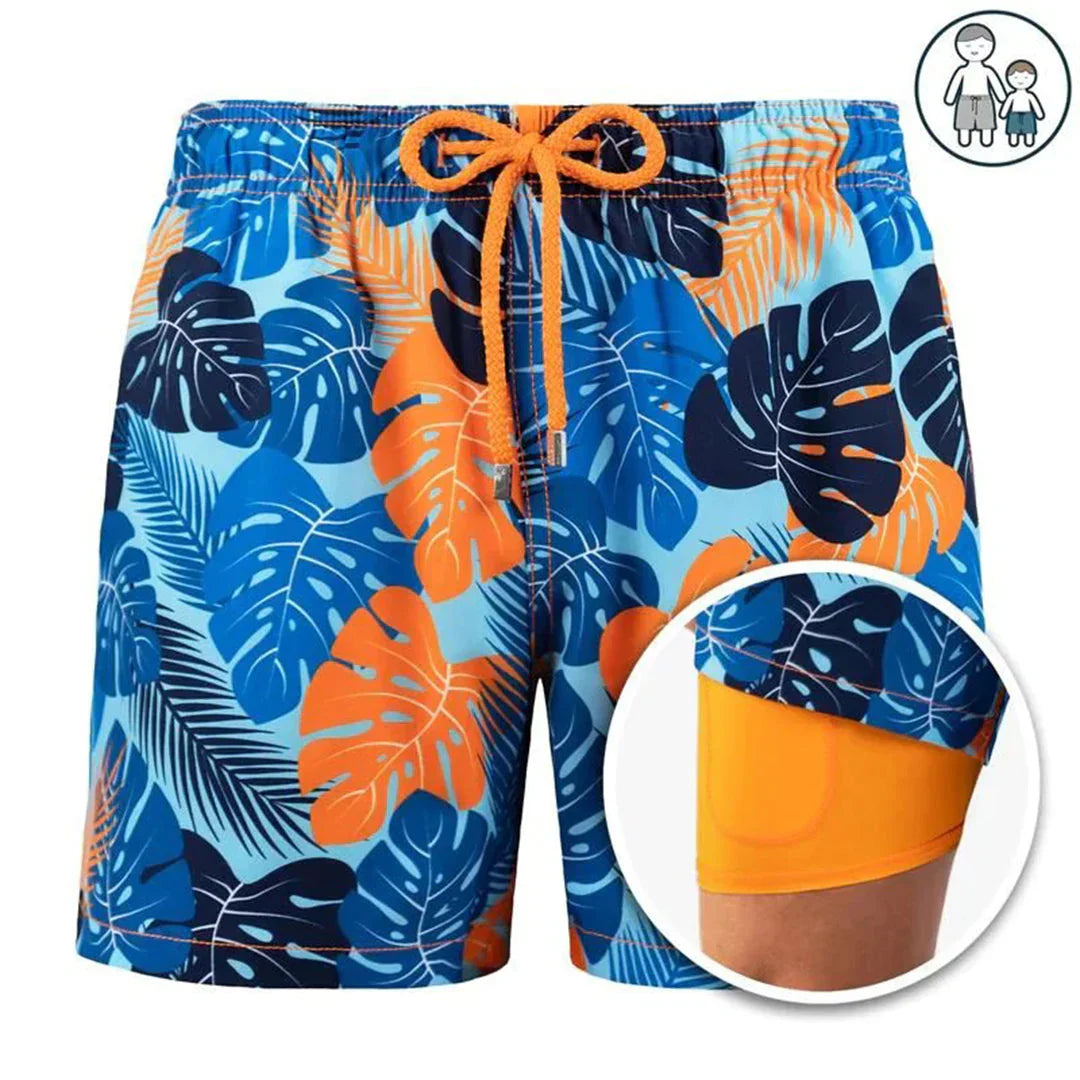 MANSSINO™ | Men's Quick-Dry Velcro-Pocket Swim Shorts