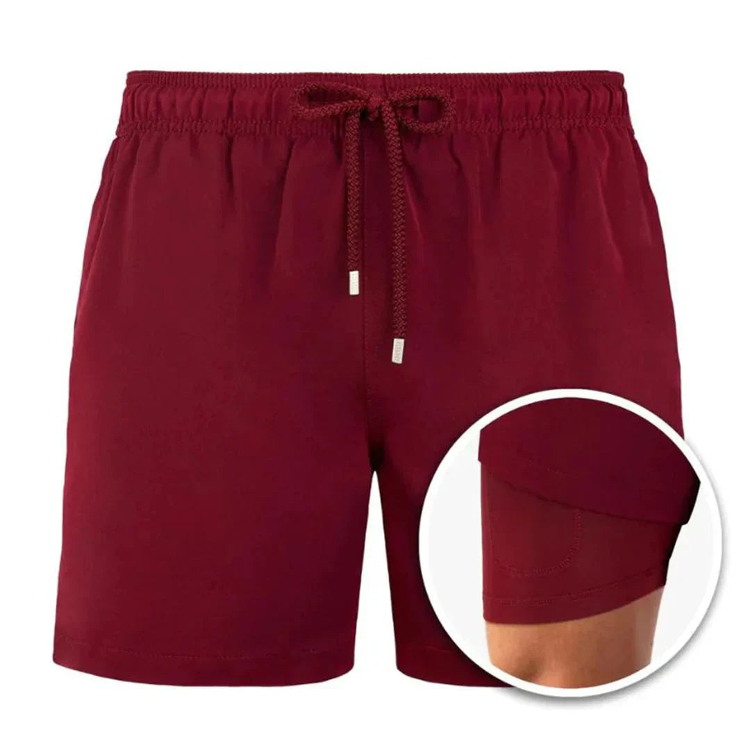MANSSINO™ | Men's Quick-Dry Velcro-Pocket Swim Shorts