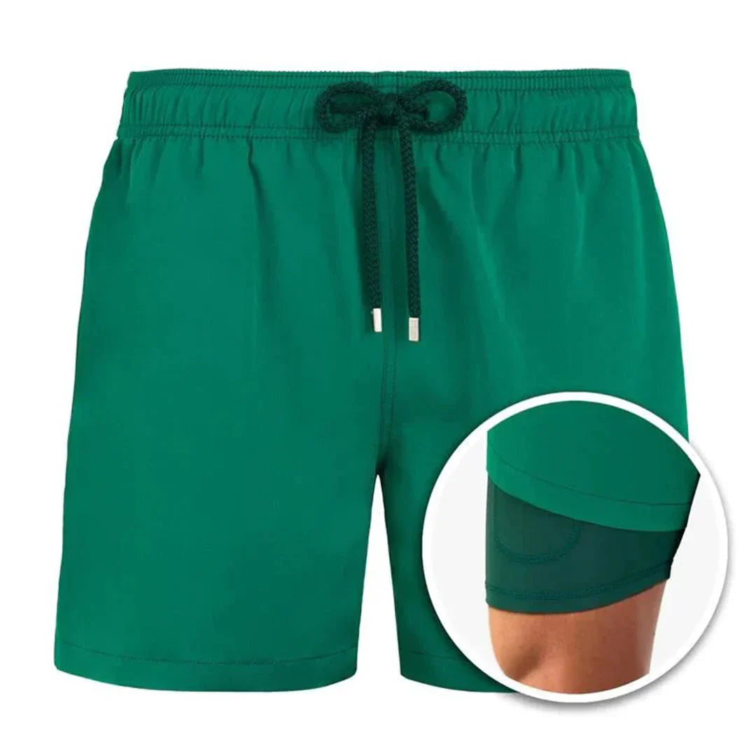 MANSSINO™ | Men's Quick-Dry Velcro-Pocket Swim Shorts