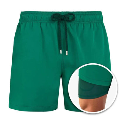 MANSSINO™ | Men's Quick-Dry Velcro-Pocket Swim Shorts