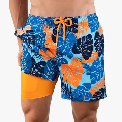 MANSSINO™ | Men's Quick-Dry Velcro-Pocket Swim Shorts