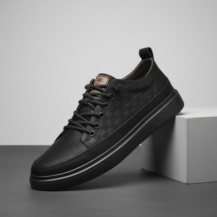 MONVIEL | MENS LEATHER TRAINERS