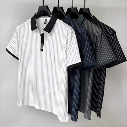 MONVIEL | Smart Striped Polo