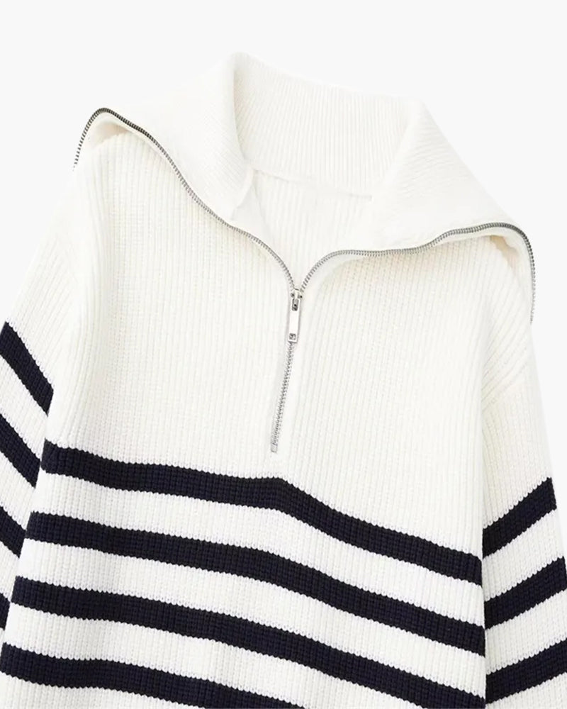 MONVIEL | ZIP-NECK
