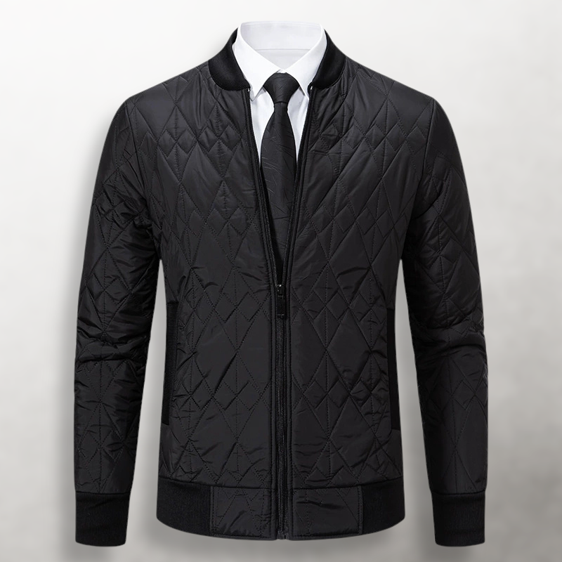 MANSSINO™ | Men's Quilted Urban Zip Cardigan