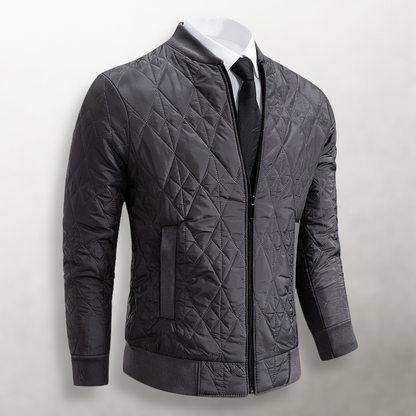MANSSINO™ | Men's Quilted Urban Zip Cardigan