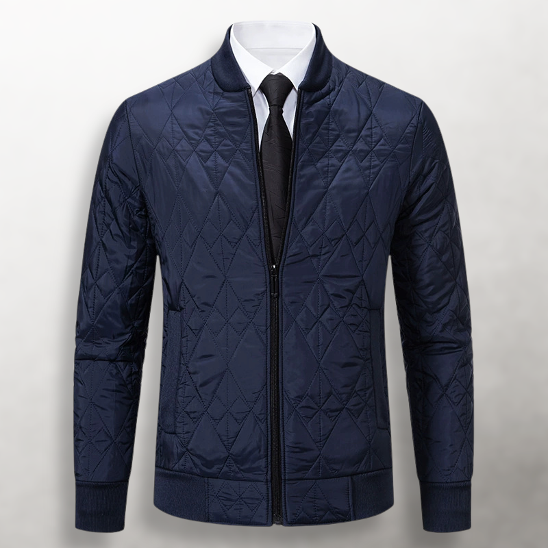 MANSSINO™ | Men's Quilted Urban Zip Cardigan