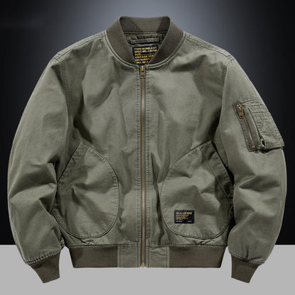 Blouson Bomber À Finitions Côtelées Pour Homme