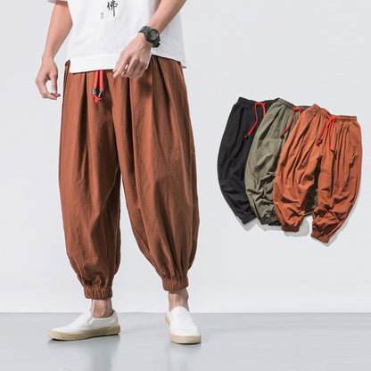 LAURENT MONACO | PANTALONS OVERSIZE EN COTON
