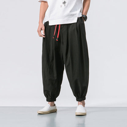LAURENT MONACO | PANTALONS OVERSIZE EN COTON