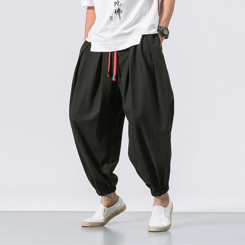 LAURENT MONACO | PANTALONS OVERSIZE EN COTON