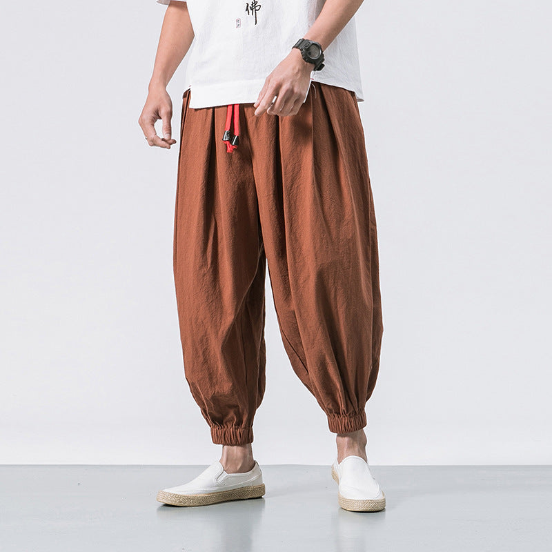 LAURENT MONACO | PANTALONS OVERSIZE EN COTON