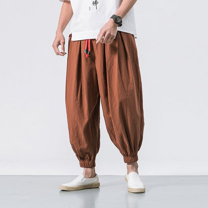 LAURENT MONACO | PANTALONS OVERSIZE EN COTON