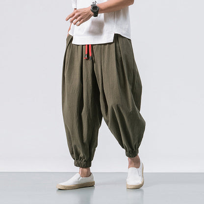 LAURENT MONACO | PANTALONS OVERSIZE EN COTON