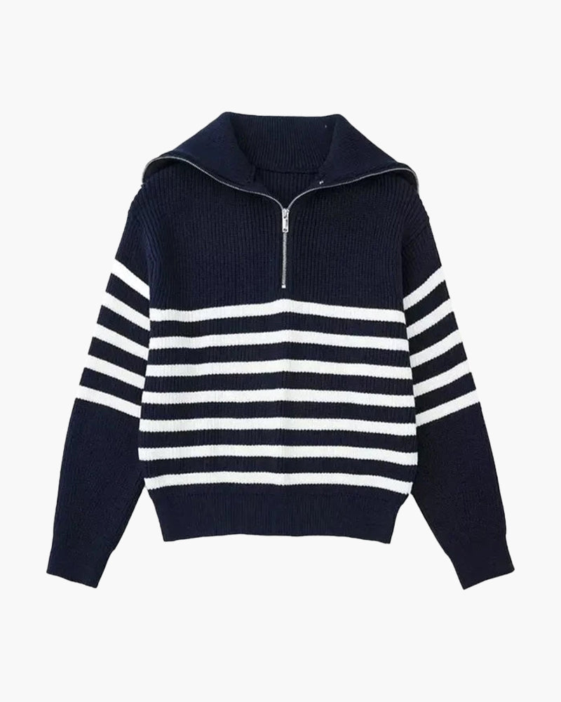 MONVIEL | ZIP-NECK