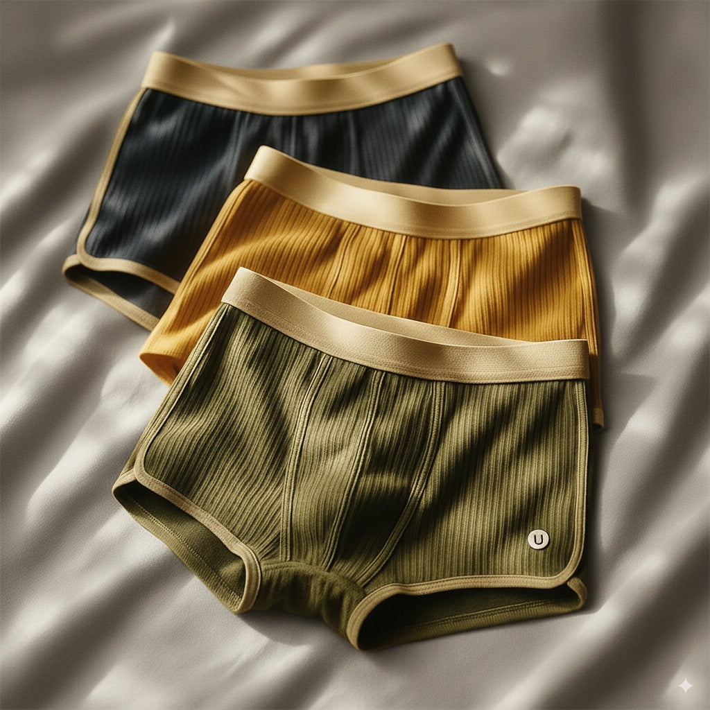 MONVIEL | MEN'S ORGANIC COTTON BOXERS (3-PACK)
