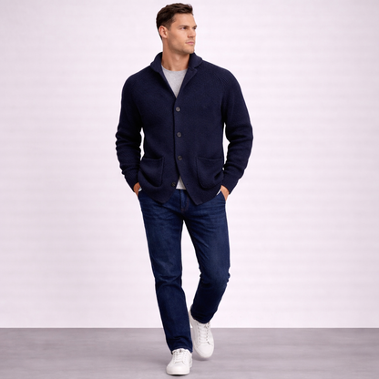 MANSSINO™ | Men's Shawl Collar Knitted Waistcoat