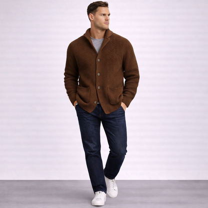 MANSSINO™ | Men's Shawl Collar Knitted Waistcoat
