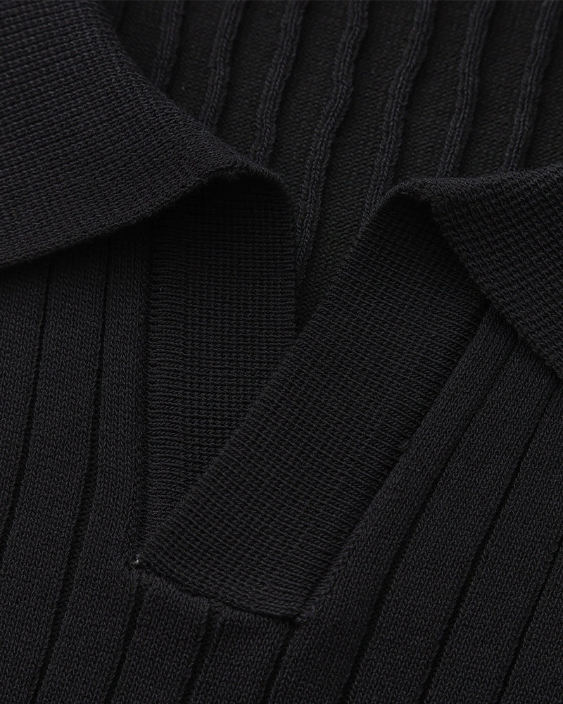 MONVIEL | RIBBED KNIT POLO