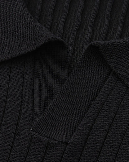 MONVIEL | RIBBED KNIT POLO
