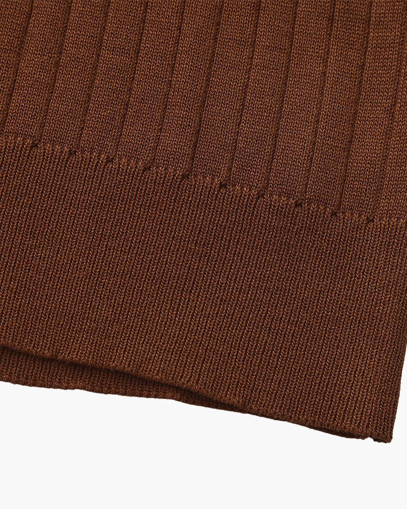 MONVIEL | RIBBED KNIT POLO