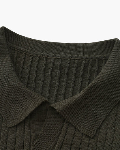 MONVIEL | RIBBED KNIT POLO