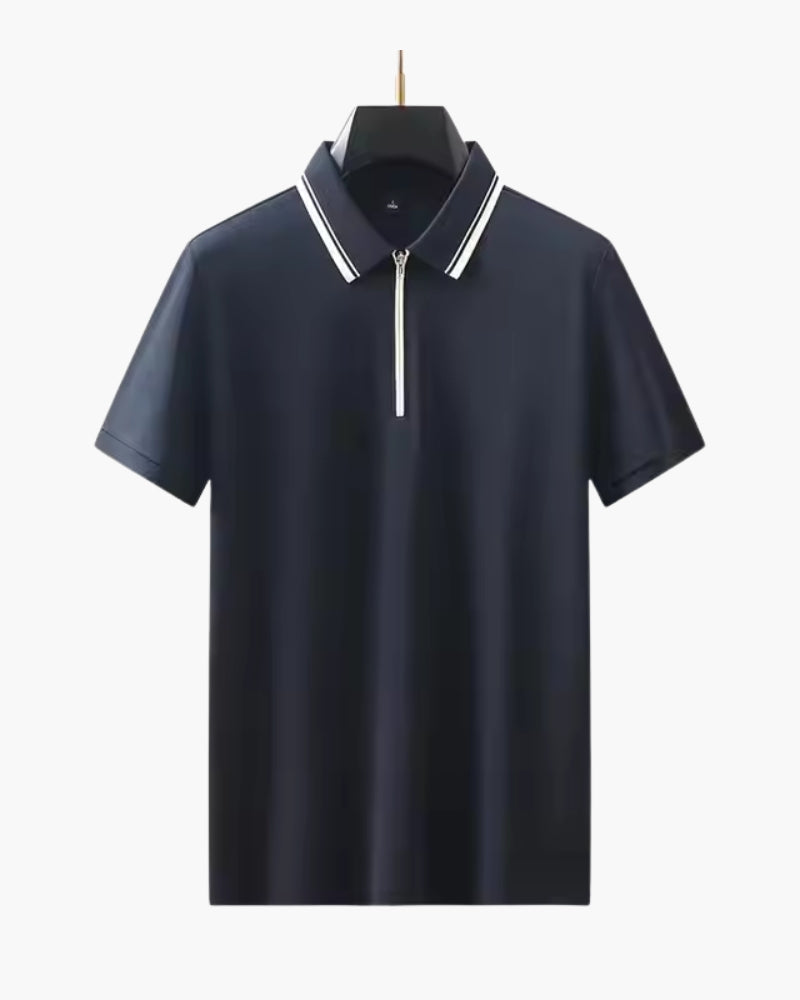 Eugène™ | Polo zippé en maille épaisse