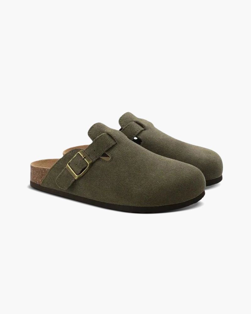 MONVIEL | Suede Clogs