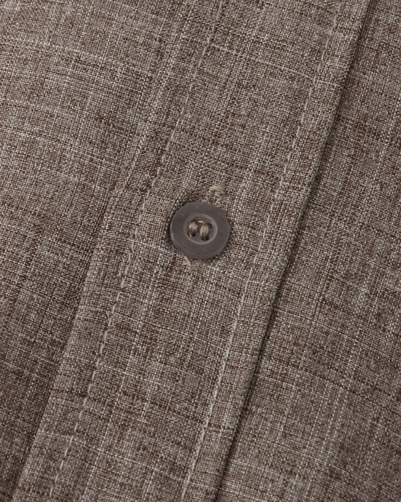 Johannes™ | Chemise col mao manches courtes