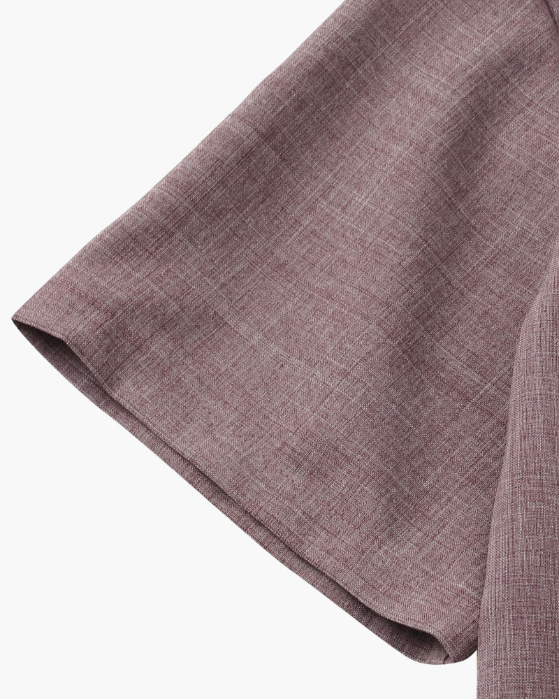 Johannes™ | Chemise col mao manches courtes