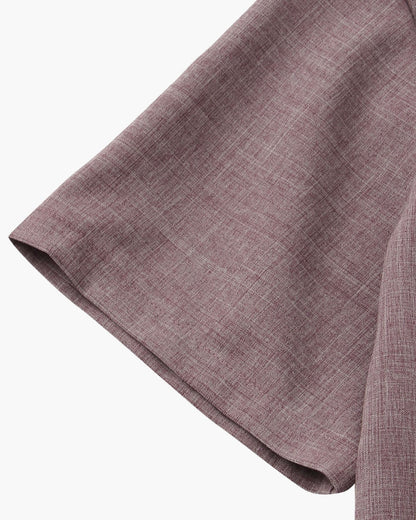 Johannes™ | Chemise col mao manches courtes