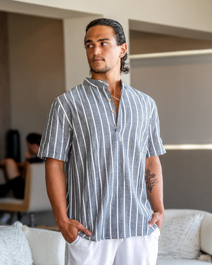 MONVIEL | ORGANIC COTTON NAUTICAL POLO