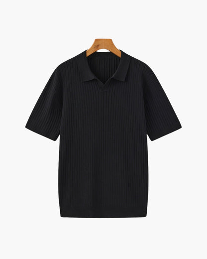 MONVIEL | RIBBED KNIT POLO