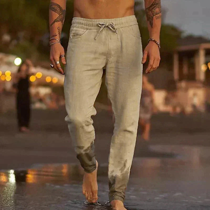 MONVIEL™ | Men's Classic Linen Beach Trousers