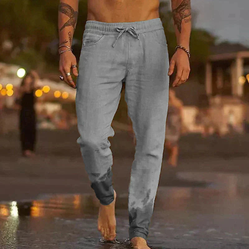 MONVIEL™ | Men's Classic Linen Beach Trousers