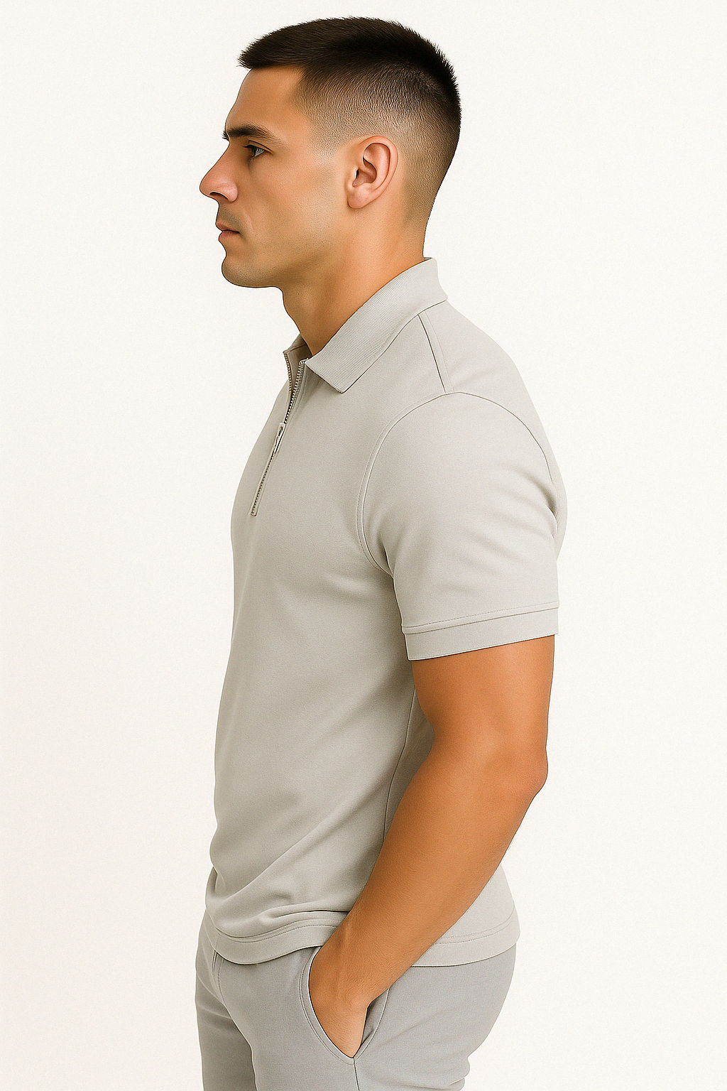MONVIEL™ | Half-Zip Modern Polo