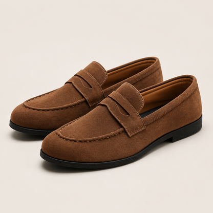 MANSSINO™ | Men's Faux-Suede Penny Loafer