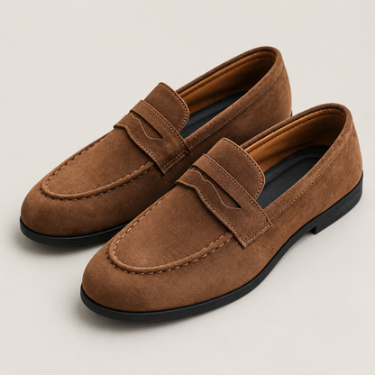 MANSSINO™ | Men's Faux-Suede Penny Loafer