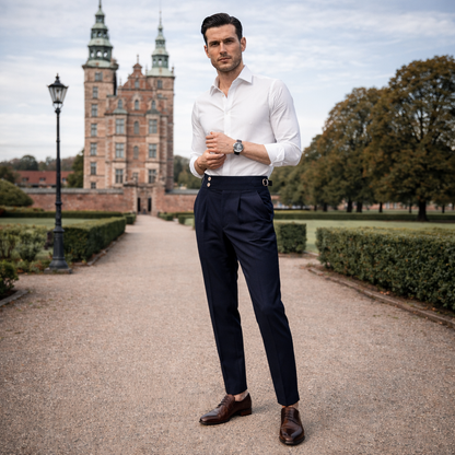 MANSSINO™ | Men's High-Waisted Tailored Trousers