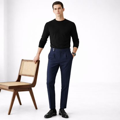 MONVIEL™ | Men's High-Waist Tailored Trousers