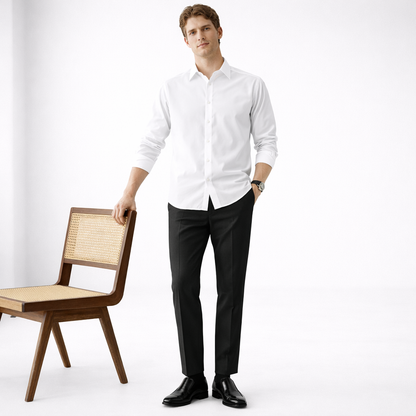 MANSSINO™ | Men's High-Waisted Tailored Trousers