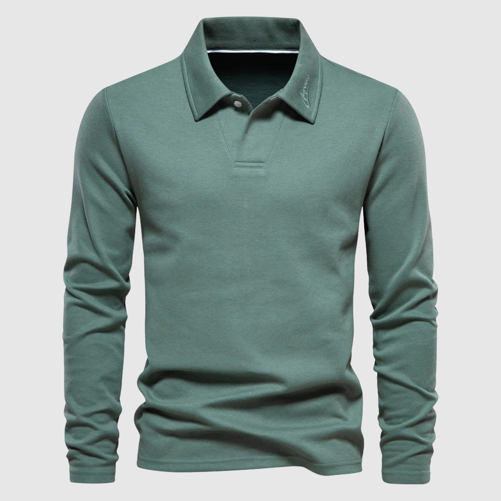 MONVIEL™ | Smart Long Sleeve Polo