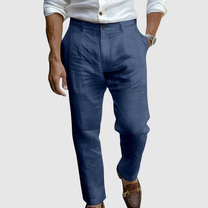 MANSSINO™ | Men's Tapered Linen Summer Trousers