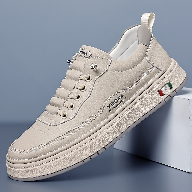 MONVIEL™ | Men's Textured Low-Top Trainers