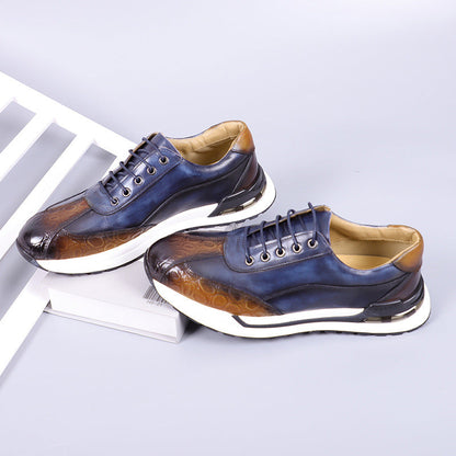 MANSSINO™ | Men's Cowhide Leather Orthopaedic Sneaker