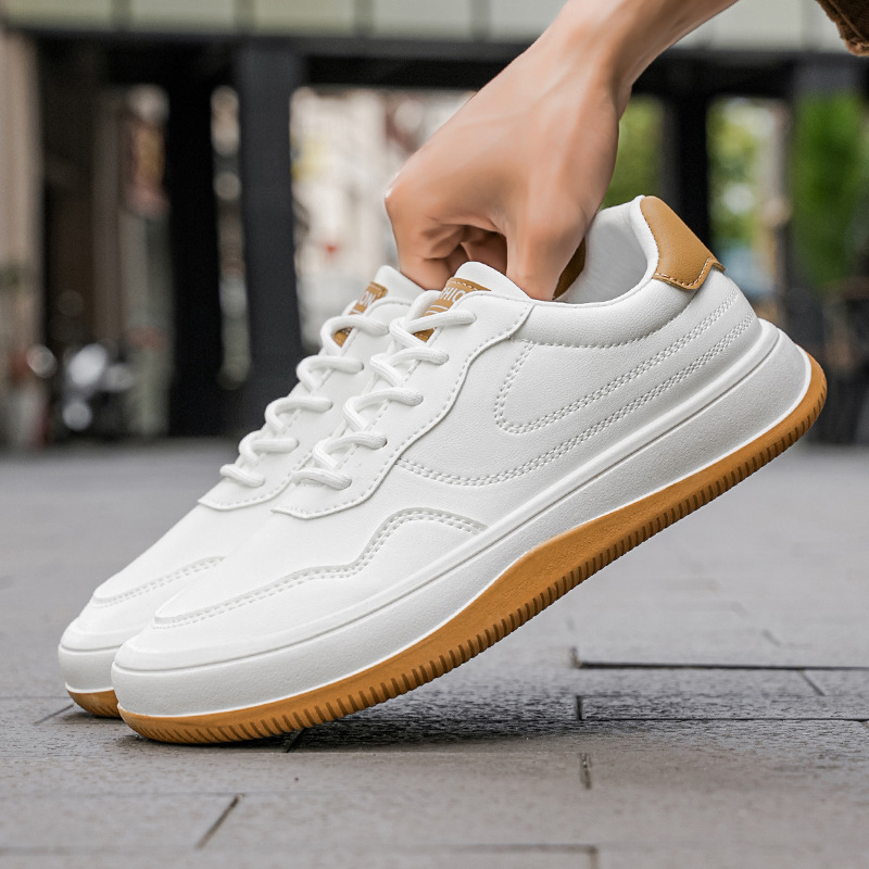 MONVIEL™ | Genuine Leather Low-Top Trainers