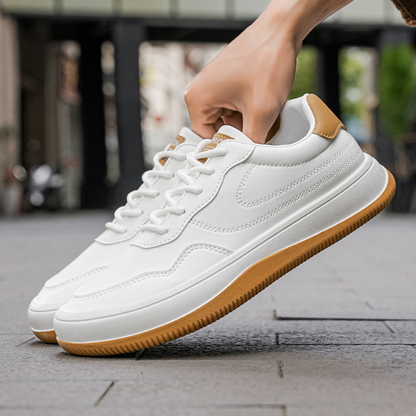 MONVIEL™ | Genuine Leather Low-Top Trainers