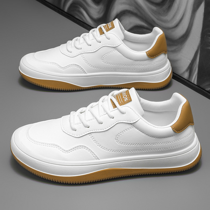 MONVIEL™ | Genuine Leather Low-Top Trainers