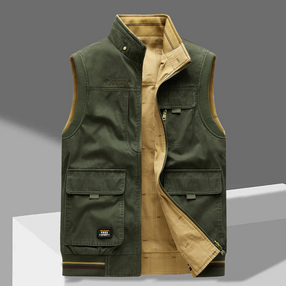 MONVIEL™ | Five-Pocket Cotton Gilet