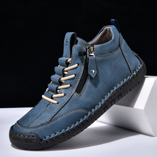 MANSSINO™ | Nubuck Side-Zip Ankle Boots